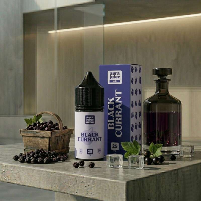 Aura Juice Salt – BLACK CURANT 30ML